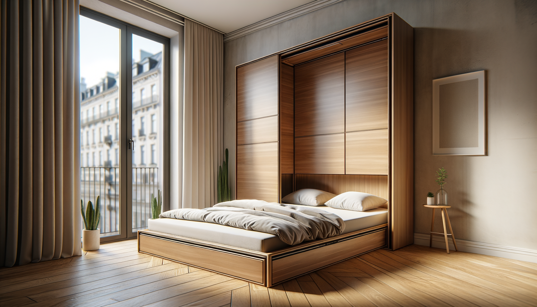 Space-Saving Fold-Up Beds Perfect for Small Apartments